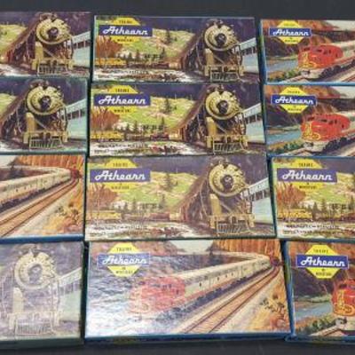 HMT021 Twelve Vintage Athearn HO Trains In Miniature in Boxes
