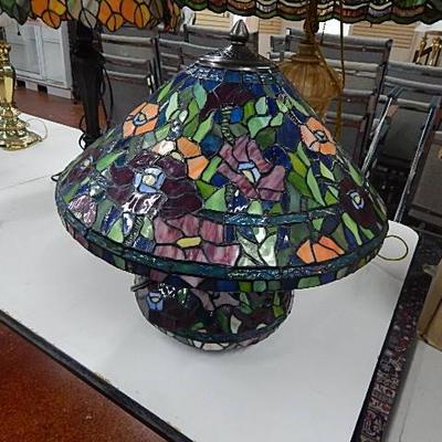 Stain glass style lamp