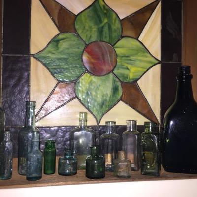 antique bottles, 