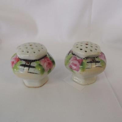 Salt and pepper shaker from Japan with corks