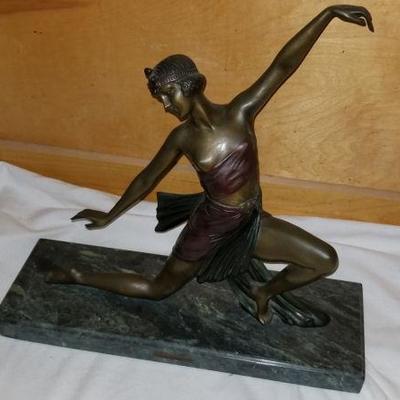 PCC111 D.H. Chiparus Signed Art Deco Bronze Figurine 
