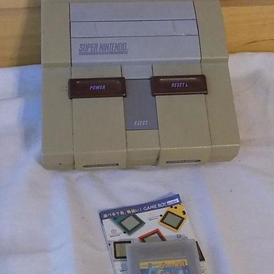 PCC039 Super Nintendo System and Gameboy Game
