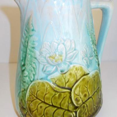 Pitcher with water lilies $84