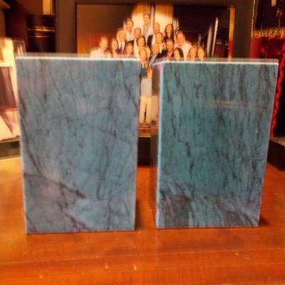 Marble bookends $110