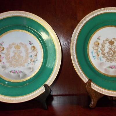 Pair of Sevres plates $500
