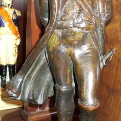 Bronze statue of Napoleon $495
dates to 1810