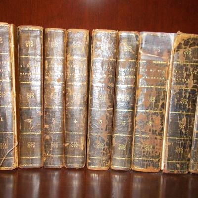 9 volumes of Age of Napoleon by Sir Walter Scott 1827 $350