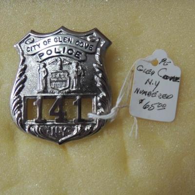 Glen Cove, New York Police Badge