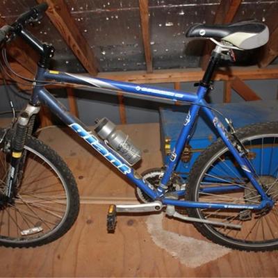 Giant brand mountain bike, Boulder SE, tires are  flat, located on 2nd floor, bring manpower

