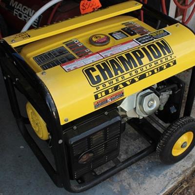 Champion heavy duty generator with key
