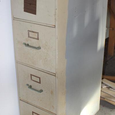 Four drawer filing cabinet
