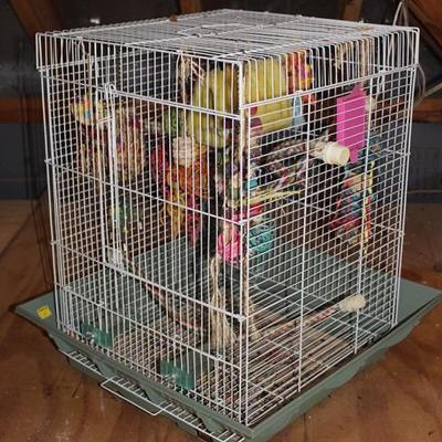 Bird cage, located on 2nd floor, bring manpower
