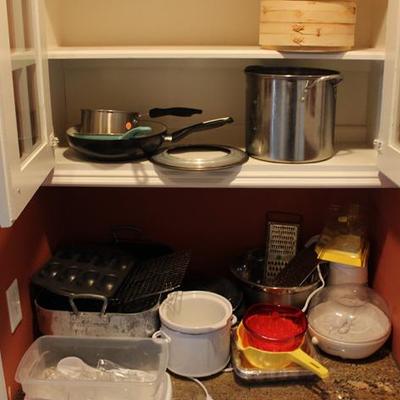 Box lot miscellaneous appliances and utensils
