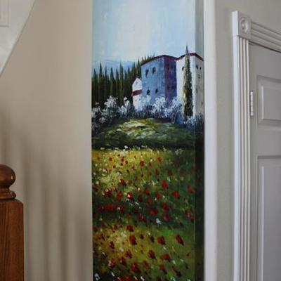 Giclee hanging wall art, large, 71" L x 21 1/2" W
