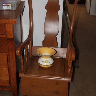 antique commode chairs