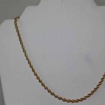 Gold Vermeil Necklace $1