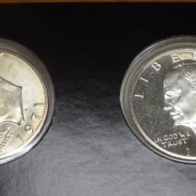 Eisenhower dollar collection - 2 - 1971 IKe dollar ...