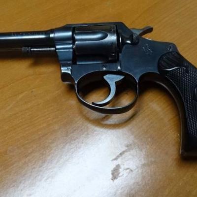 Colt police positive .38 revolver serial #109334 - ...
