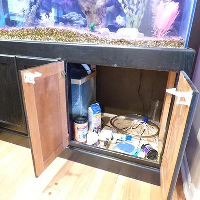 80 Gallon Fish Tank with Complete Filter/Heater Bl ...