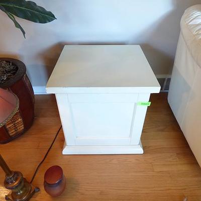 Square Storage Table with Removable Top 20x20x20
