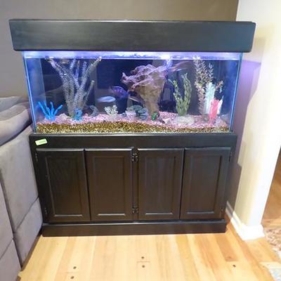 80 Gallon Fish Tank with Complete Filter/Heater Bl ...
