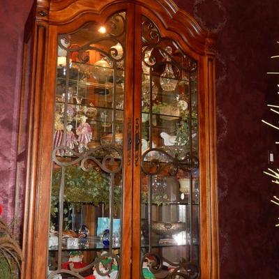 BUY IT NOW!  $2195.00  No Words!  Just a stunning Curio Cabinet filled with treasures.   The cabinet is 4 feet wide, 17 inches deep and...