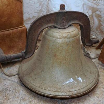 Large Vintage iron bell
