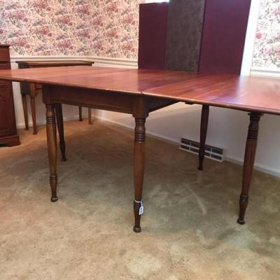 Cherry Gate Leg Dining Table w/ Pads