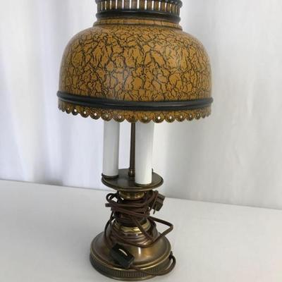Vintage Metal Lamp & Shade