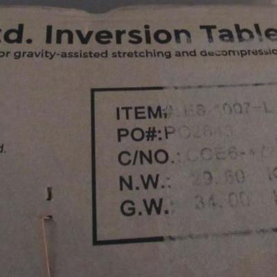 Brand New In Box Inversion Table