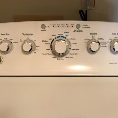               GE Washer (controls detail)