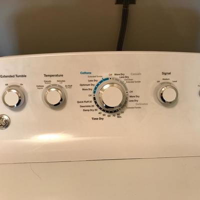              GE Dryer (controls detail)
