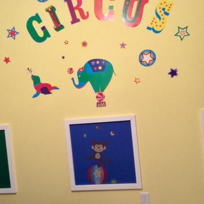 Wall Art/Stickers - Circus Theme