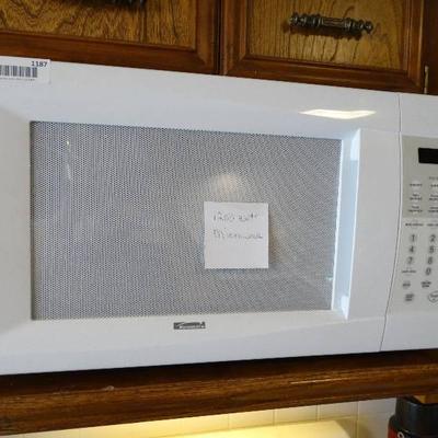 Kenmore 1200 watt microwave