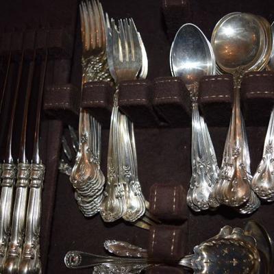 Three STERLING SILVER flatware sets available!