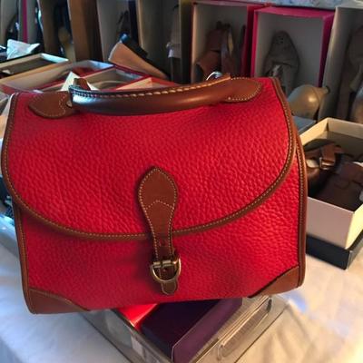 Red Dooney and Bourke purse mint condition $135.00