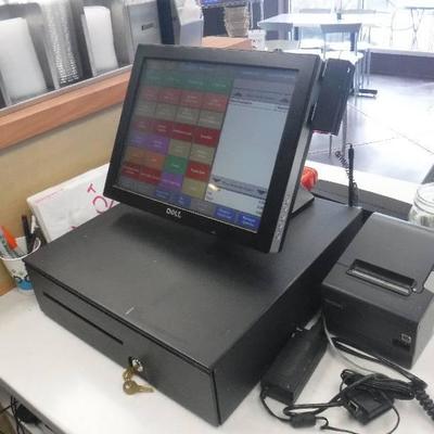 P O S system Treat ware ICS W/ monitor cash box, p ...