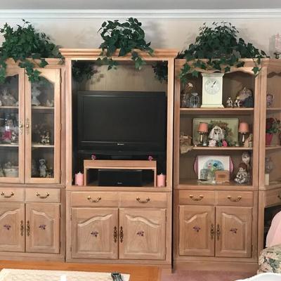 Entertainment Center comes in 5 pieces