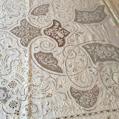 Incredible hand made textile dining table cover 