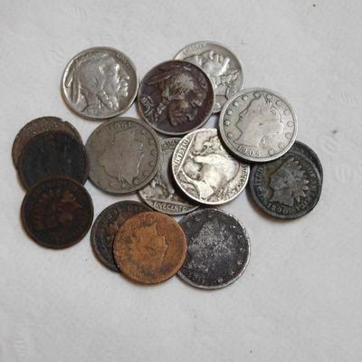 V - Nickels - Buffalo Nickels & Indian Head Pennies