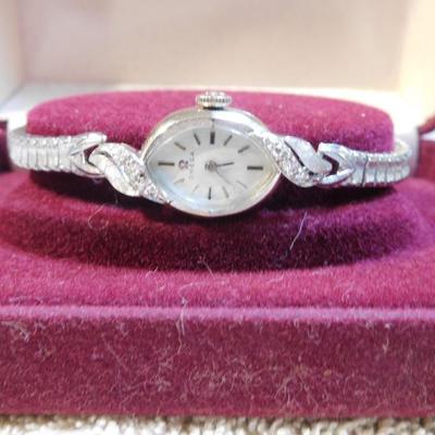 14k Omega Diamond Watch