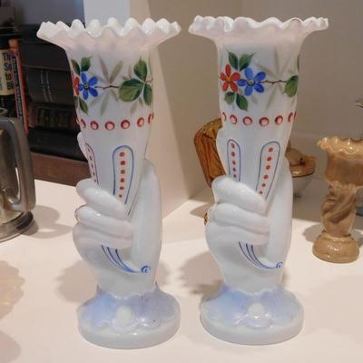 Hand Blown Hand Vases