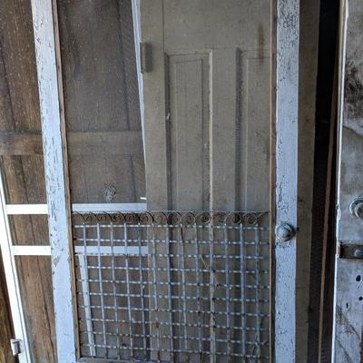 Vintage screen door 