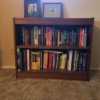 Bookshelf and books 