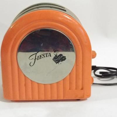  Rare Vintage Fiesta Genuine 2 Slice Toaster  http://www.ctonlineauctions.com/detail.asp?id=671719