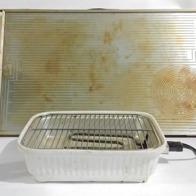 Vintage Electric Cooktop and Dish    http://www.ctonlineauctions.com/detail.asp?id=671797