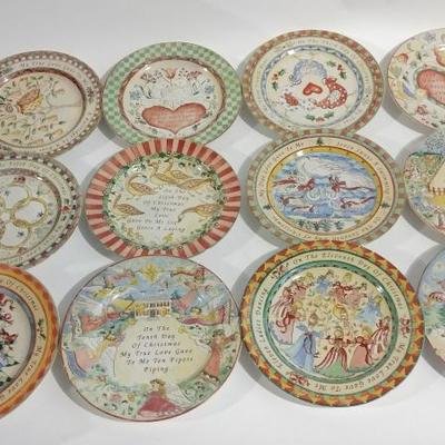 222 Fifths Christmas Plates & Franciscan Starburst    http://www.ctonlineauctions.com/detail.asp?id=671783