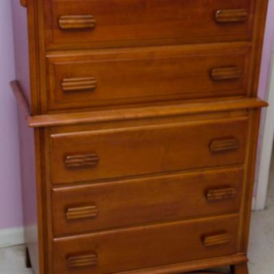  Vintage Cherry Wood Chest of Drawers  http://www.ctonlineauctions.com/detail.asp?id=671897