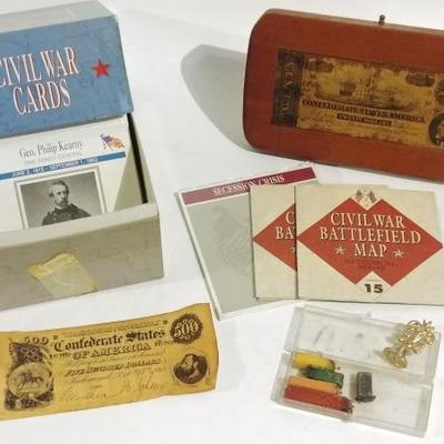  Civil War trivia Cards, Confederate moneyhttp://www.ctonlineauctions.com/detail.asp?id=671810