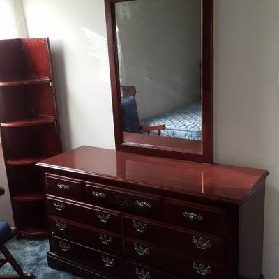 bedroom dresser with mirror